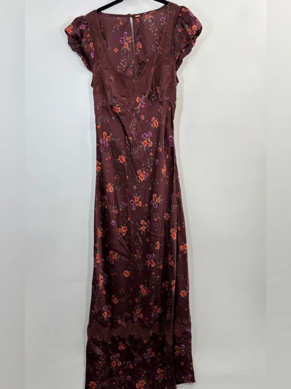 FREE PEOPLE Butterfly Babe Maxi Dress in Brown Floral - Picture 5 of 7